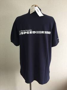 【nautica】鹿の子ポロシャツ L/XL相当 SPEED TOUR RISE 1998 未使用品 90s VINTAGE ノーティカ NTT 