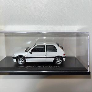 レア　レトロ　アシェット 1/43 プジョー 106 XSi 1993 国産名車コレクション ノレブ　ミニカー　カラーサンプル