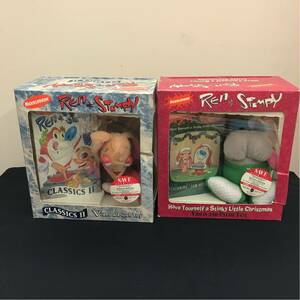 REN&STIMPY ビデオ video plush toy ぬいぐるみ フィギュア ニコロデオン ＮＥＣＫＥＬＤＥＯＮ レン&スティンピー レンスピ mattel マテル