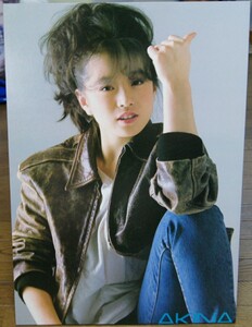 ★希少・レア★中森明菜★木製パネルポスター★訳あり美品★