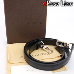 【新品同様】Louis Vuitton ショルダーストラップ 斜め掛け ショルダーベルト アルドワーズ 付属品 ブラック 黒 ロザン バッグ用品