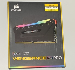 【未開封】CORSAIR 8GB 2枚 DDR4-3200 CMW16GX4M2C3200C16（non-ECC Unbuffered、PC4-25600）