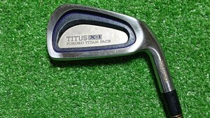 中古 単品アイアン maruman マルマン TITUS X-1 FORGED TITAN FACE 4番アイアン 純正カーボン R-BL　MI-0978