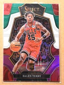 DALEN TERRY (デイレン・テリー) 2022-23 SELECT PRIZM PREMIER LEVEL ROOKIE ルーキー トレーディングカード 【NBA,シカゴブルズ,BULLS】