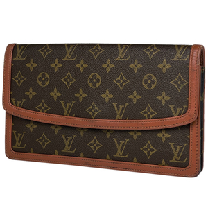 ルイ・ヴィトン Louis Vuitton ポシェット・ダム GM クラッチバッグ セカンドバッグ モノグラム ブラウン M51810 メンズ 【中古】