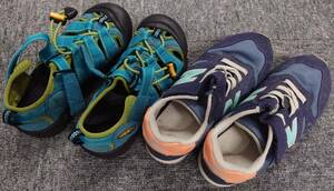 【送料無料】ニューバランス/New Balance/21cm/YV373CT2/KEEN/キーン/20cm/キッズサイズ/２足セット/靴/サンダル/子供用