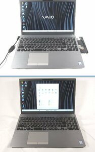 ◆値下！◆指紋＆顔認証◆第9世代Corei7-9750H◆VAIO S15(VJS154)[2.6GHz/8G/SSD:256GB+HDD:500GB]◆ス-パ-マルチ◆Windows11搭載！◆