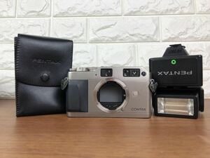 CONTAX コンタックス G1 レンジファインダー フィルムカメラ ボディ AF280T ストロボ フラッシュ