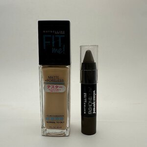 q2233 未使用保管品 MAYBELLNE NEW YORK メイベリン フィットミー リキッド ファンデーション／ファッションブロウ コスメ 化粧品 テ