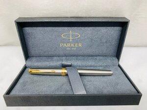 PARKER パーカー ボールペン シルバー×ゴールド ケース付き