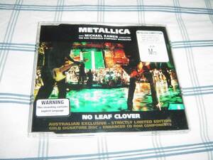 METALLICA 「NO LEAF CLOVER」 激レア GOLD DISC仕様