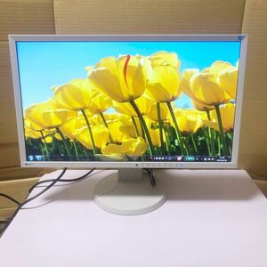 中古良品EIZO 23型FlexScan EV2336W 液晶モニター フルHD（1920x1080) 高さ調整 縦回転　可能　使用時間：17562h 現状品　管理番号SHY845