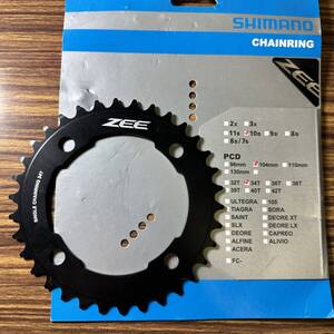 SHIMANO / ZEE 10S 104mm 34T SINGLE NEW OLD STOCK 