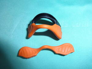 ★ Mフレーム2.0用 ノーズパッド２種セット Nose Pad for Oakley M Frame 2.0　ORANGE