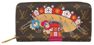 ルイヴィトン 長財布 ジッピーウォレット M69753 モノグラム ヴィヴィエンヌ 限定 ホリデー LV VUITTON　【中古】