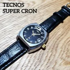 希少 TECNOS スーパークロン 自動巻き Supercron アンティーク