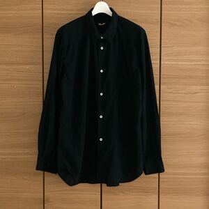 COMME des GARCONS HOMME DEUX ポリ縮絨シャツ XL コムデギャルソン オム ドゥ YI 山口一郎 CDG PLUS SHIRT BLACK PLAY JUNYA WATANABE MAN