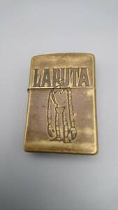 zippo ジッポ オイルライター ラピュタ ジブリ 巨神兵 喫煙具 ゴールドカラー 着火未確認 