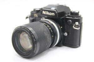 Y1227 ニコン Nikon FA ブラック Zoom-Nikkor AI-s 35-105mm F3.5-4.5 フィルムカメラ ボディレンズセット ジャンク