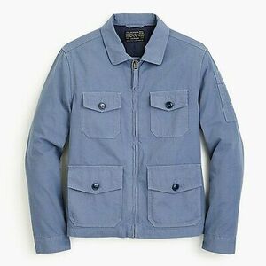 SALE！【新品】サイズ:XXL J.CREW ジェイクルー Four-pocket utility jacket ユーティリティ ジャケット PORTICO BLUE