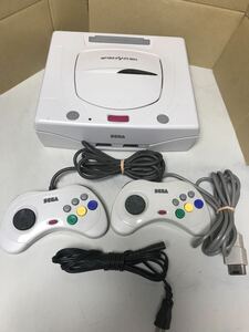 K615/SEGA　セガサターン　本体　HST-3220　HSS-0101 コントローラー付き　通電○