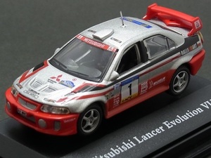 ☆☆☆日曜夜☆ルース☆MITSUBISHI LANCER EVOLUTION VI (V) WRC (WITH ANTENNA VERSION)☆CARARAMA☆HONGWELL☆1/72