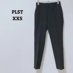 プラステ　パンツ　テーパード　オフィカジ　毛混　ストレッチ　ポケット　XXS