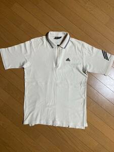 値下げ アディダス ゴルフ ポロシャツ古着 中古 ゴルフウェア adidas L