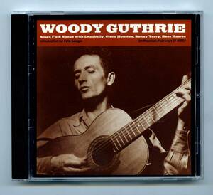 Woody Guthrie（ウディ・ガスリー）CD「Woody Guthrie Sings Folk Songs」US盤 SF 40007 国内盤仕様（解説歌詞カード付き）28F-5017