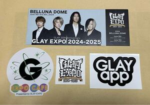 GLAY EXPO オフィシャルステッカー メモリアルチケット