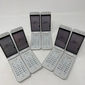 ◆中古良品　6台セット◆panasonic/COLOR LIFE 401PM/Softbank 3G端末/ホワイト/ガラケー/58929