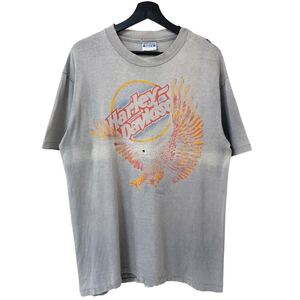 ■激レア 極上ボロ■80s USA製 HARLEY DAVIDSON BORO Tシャツ XL ハーレー ダビッドソン ボロ フェード バイク ビンテージ