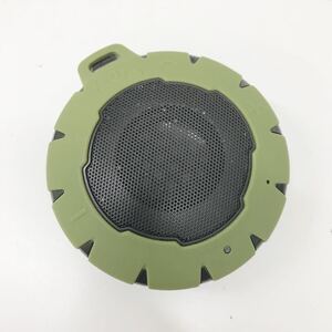 refle● 【動作未確認】Owltech Bluetooth 防水スピーカー OWL-BTSPWP01 カーキ　本体のみ