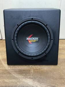 KICKER キッカーCOMP VR 10インチ サブウーハー ボックス付 中古品