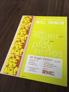 【送料無料 未使用】 BILL IRWIN 4 楽譜 オルガン マジックサウンズオブ ビル・アーウィン easier to play series