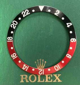 純正品 GMTマスター 16700 16710 16713 16718 16760 赤 黒 コーク ベゼル ロレックス ROLEX GMT-MASTER coke bezel red black