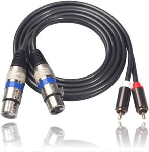 メス 3m G-MODELL XLR ケーブル マイクケーブル キャノンケーブル RCA XLR 変換 (メス, 3m)