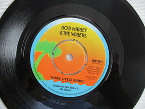 BOB MARLEY 7！THREE LITTLE BIRDS, UK 7インチ EP 45, 美盤