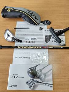 HONMA ホンマ TR21 ユーティリティー 5Ｕ24° TR20-65 S 明細書＆2年保証書＆取説＆ヘッドカバー＆レンチ付 売り切り個人出品美品です！　