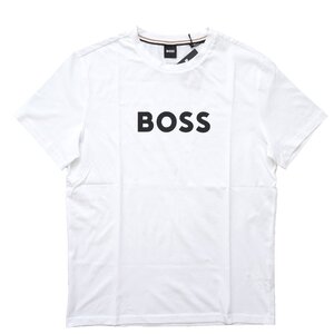 2024◆最新◆ヒューゴ ボス◆差をつける メゾンの 白 ロゴT BOSS 機能性 半袖 Tシャツ M BETTERライン◆HUGO 大谷翔平愛用 UVカット BEACH