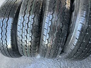 ブリヂストン 195/80R15 107/105L RD613 夏タイヤ 195/8015 ハイエース キャラバン などに スペアタイヤ　４本セット