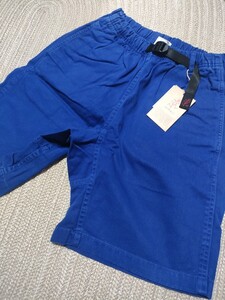 新品 未使用 GRAMICCI グラミチ Gショーツ S サファイア ブルー 青 メンズ ショートパンツ ハーフパンツ アウトドア G-SHORTS