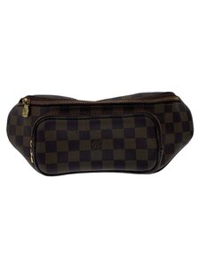 LOUIS VUITTON◆バムバッグ・メルヴィール_ダミエ・エベヌ_BRW/PVC/BRW