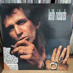 Keith Richards／Talk Is Cheap LP UKオリジナル 初回プレス キースリチャーズ ローリングストーンズ Rolling Stones