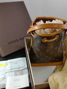 LOUIS VUITTON ルイヴィトン モノグラム M42227 ミニ ノエ ショルダーバッグ トートバッグ 購入証明書 外箱 保存袋 正規品 福岡天神大丸店