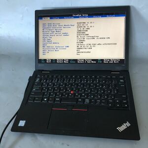 JXJK3686 【ジャンク】Lenovo ThinkPad L390 /Core i5-8265U 1.60GHz/ メモリ:8GB / sSD 256GB/カメラ /動作未確認/BIOS確認済