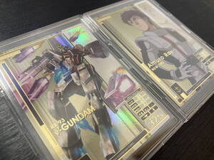 ◆即決◆ GCB03-ME-004/GCB03-CE-005 νガンダム ＆ アムロ・レイ SR 美品 ◆ ガンダムカードビルダーＵＣ ◆ 状態ランク【A】◆