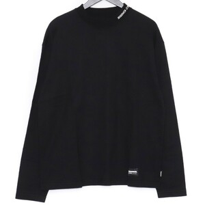 NEIGHBORHOOD CLASSIC MOCK NECK LS M ブラック 232FPNH-CSM11 ネイバーフッド クラシックモックネックTシャツ 長袖カットソー