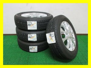 AY706【送料無料】155/65R13 ★ 新品セット ★ ブリヂストン 夏タイヤ NEXTRY 22年製 新品 ♪ アルミ ホイールセット 4本 ワゴンR 軽自動車