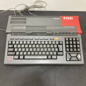 #3498 SONY ソニー HITBIT ヒットビット FDD HB-F1XD MSX2 ★現状品/通電確認済み パソコン キーボード